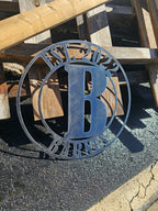 Custom Round Metal Sign