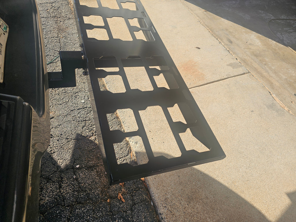 Double Packout rack for Trailer hitch adapter