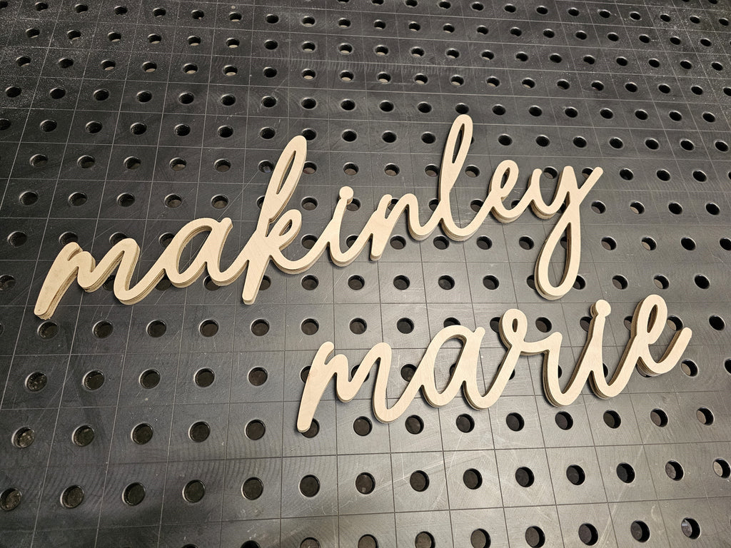 Custom CNC cut sign