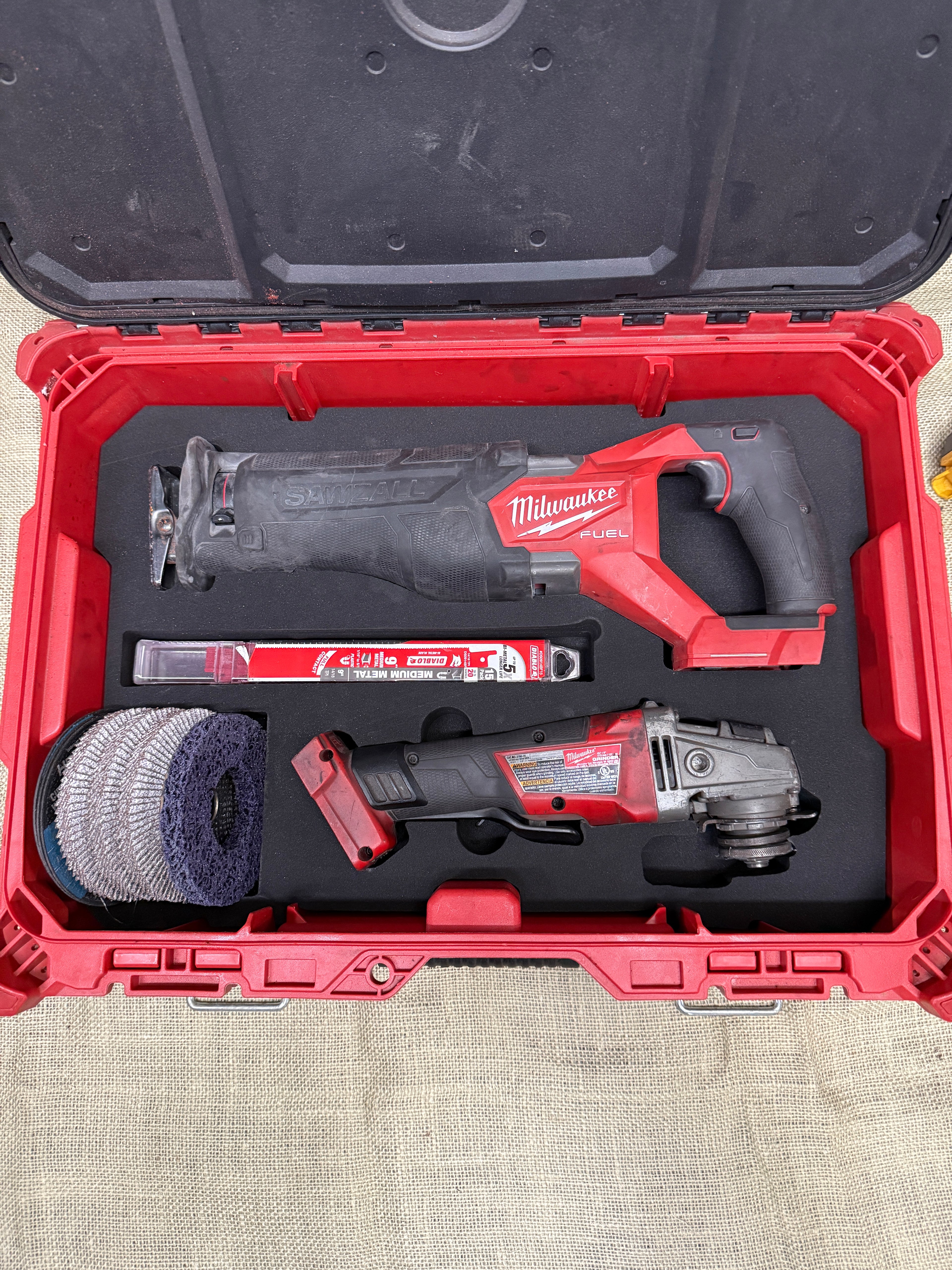 Sawzall and Grinder kit