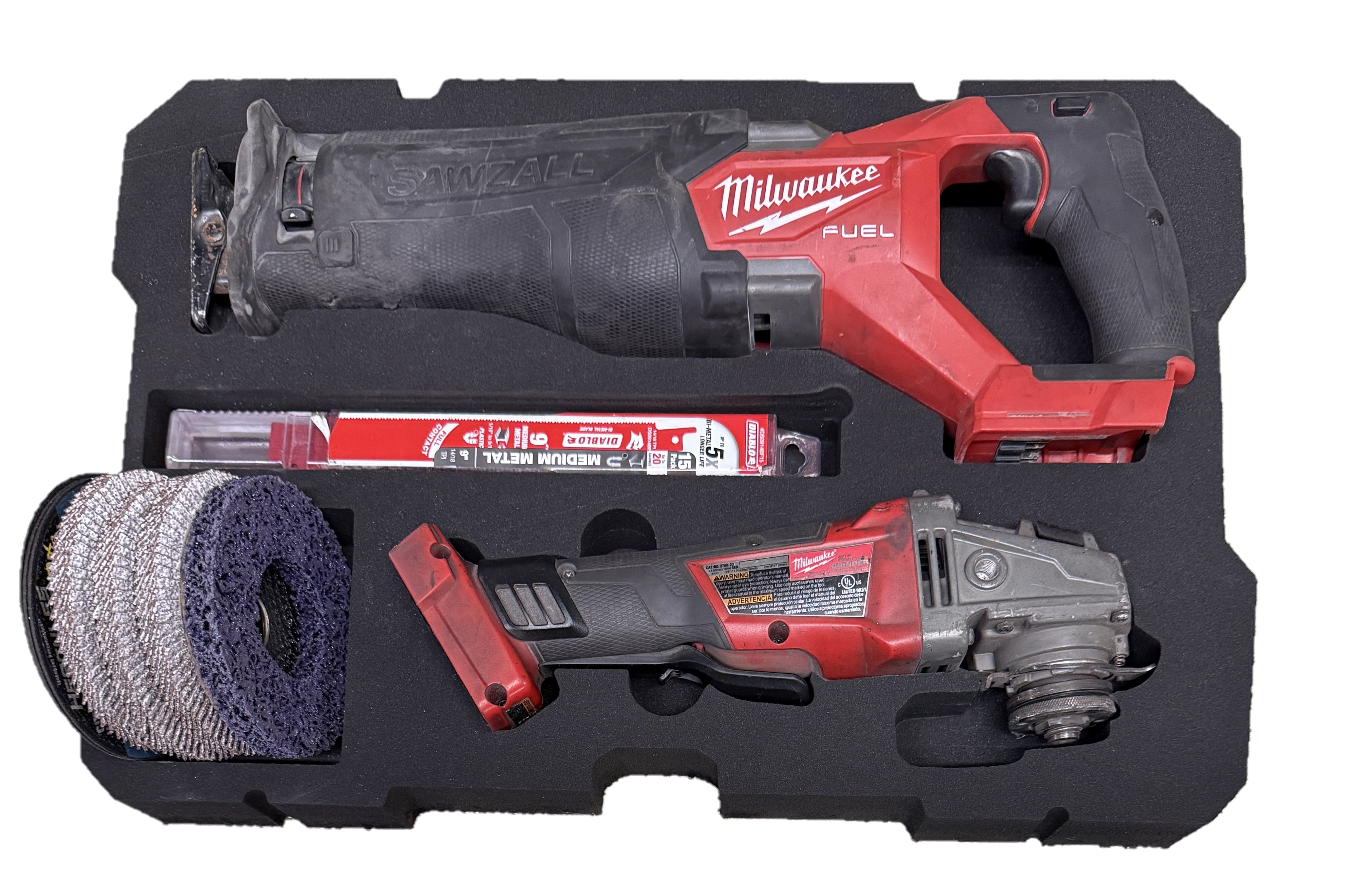 Sawzall and Grinder kit